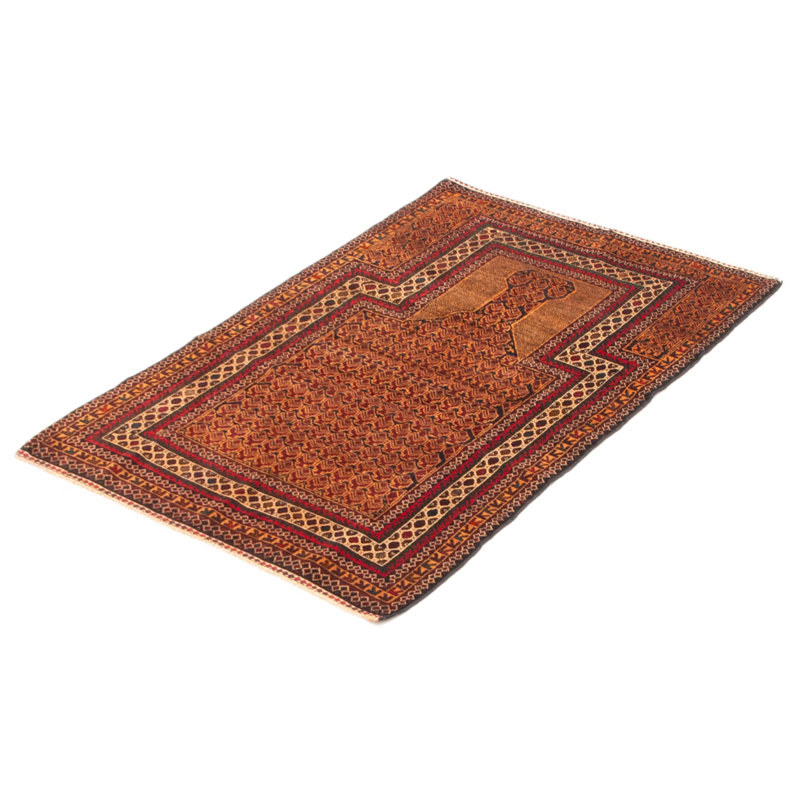 Teimani Brown Rug 3'1" x 4'11"