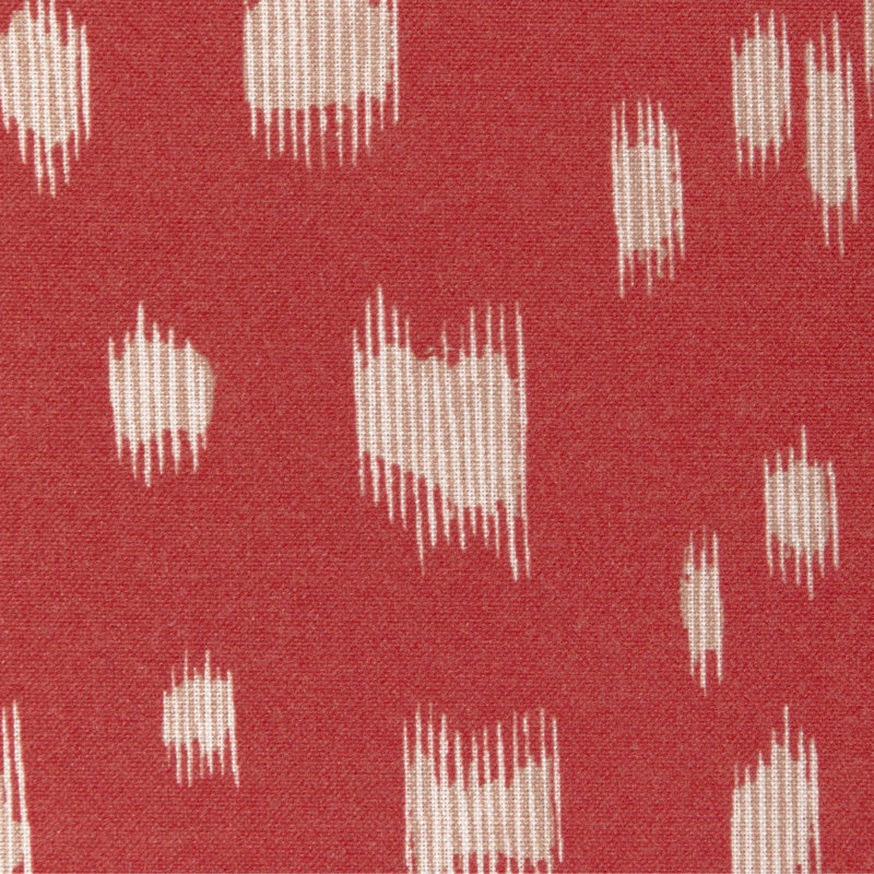 La Menagerie Les Touches Reverse 100% Cotton Fabric, Red