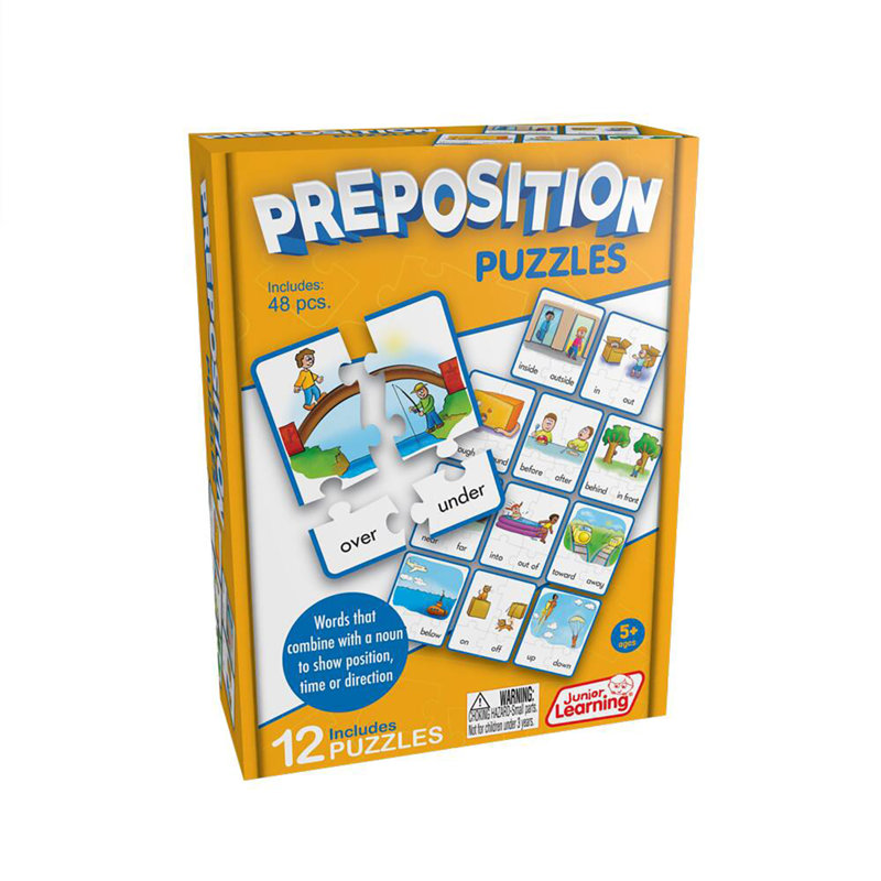 Preposition Learning Educational Puzzles