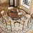 Modern Farmhouse Kitchen Dining Table Set-1072229120-1072229121-1066714989