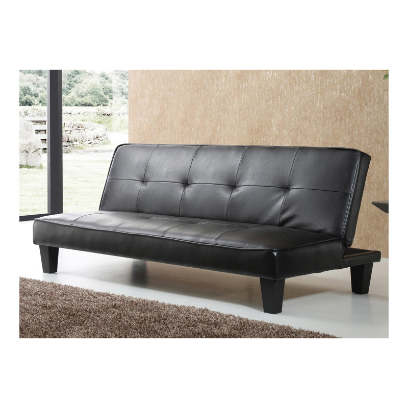 Versatile Contemporary Sofa Bed, Black