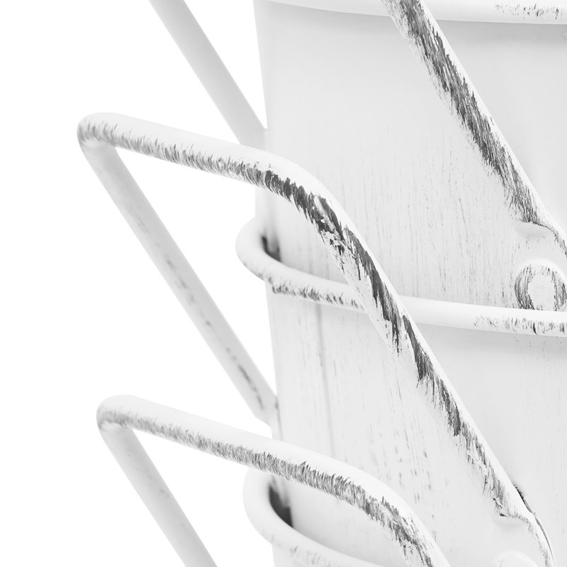 Jannis Metal Table Vase (Set of 8), White