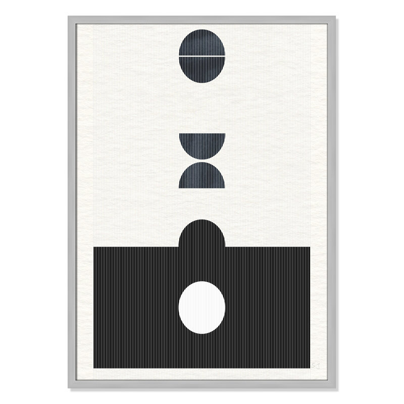 Eclipse I Print by Susan Jill, Matte Silver Framed, 35.5" H x 25.5" W x 0.75" D