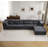 Compression Mahjong Sofa,Convertible Floor Sofa Bed,DIY Boneless Modular Sectional Sofa,No Assembly Required,Circle Fleece Fabric,Oversized 4 Seater With 1 Ottoman-1642549639