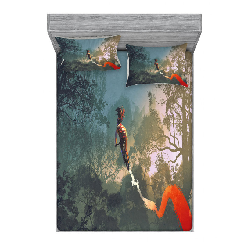 Ensemble de draps avec rail dans l’air de park
