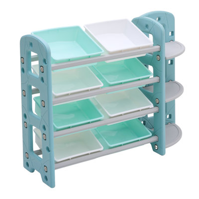 Living And Home Toy Organiser with Bins