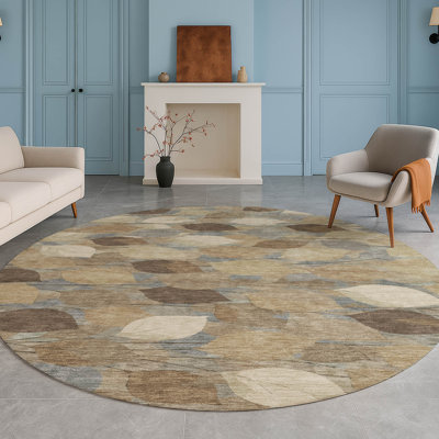 Tapis floral intérieur / extérieur lavable à la machine Chantille ACN2444
