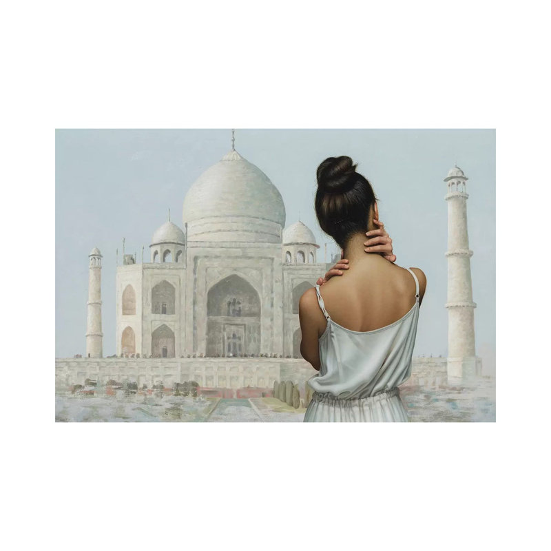 «India» par Omar Ortiz, impression sur toile tendue, H 8 po x l 12 po x P 0,75 po