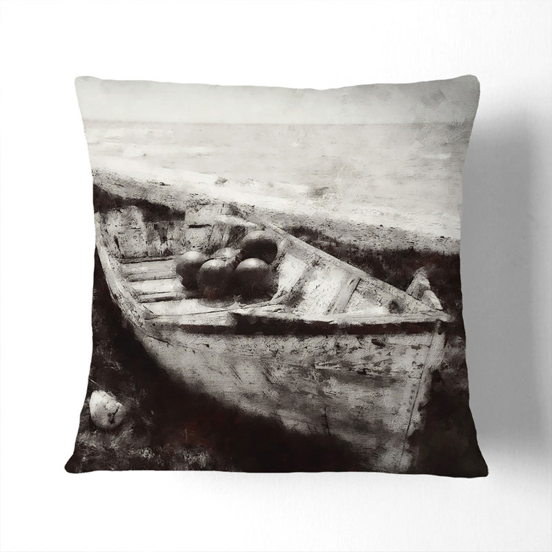 Square Cushion, Black, 55cm H x 55cm W x 20cm D