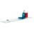 Glass Accent Shelf with Adjustable Shelves-1407219993-1407219992