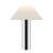 Cheri 20.5 Inch Chrome/White Metal Table Lamp-1473850829