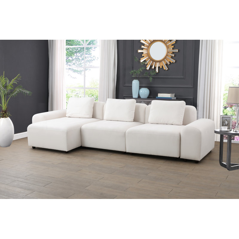 Jovonie Upholstered L-Shaped Sectional Left Hand Facing