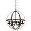 Lakey 6 - Light Sphere LED Chandelier