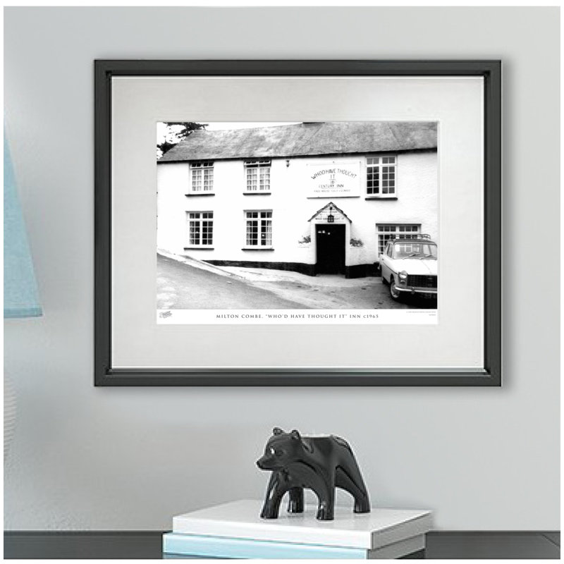 Milton Combe, Who'd Have Thought It" Inn C1965 by Francis Frith - Single Picture Frame Print, 28cm H x 36cm W x 2.3cm D