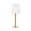 Dorset - 1 Light Table Lamp By Mark D. Sikes - Aged Brass Frame - Cream Shade