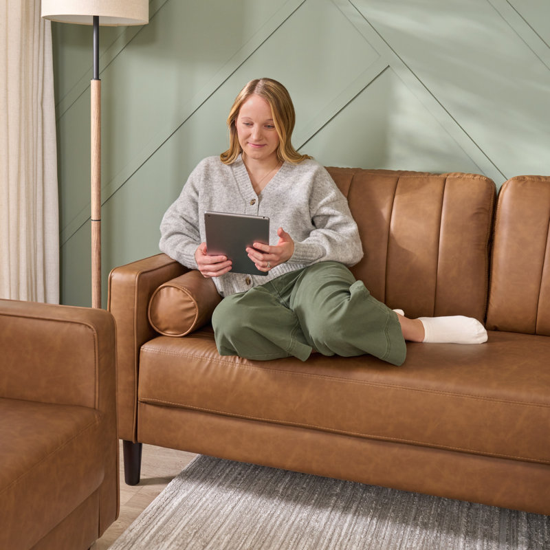 Canapé 77 W avec fauteuil d'appoint 32 W - ensemble de 2