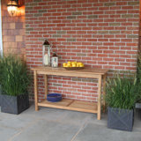 Knightly Rectangular Teak Outdoor Buffet & Console Table