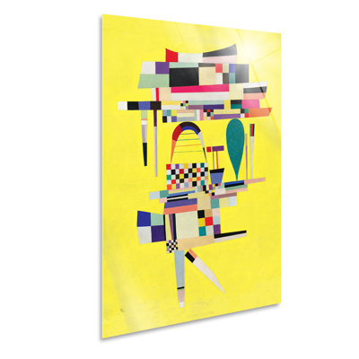 Yellow Paint by Vassily Kandinsky - No Frame Painting