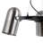 Schmeling 3 - Light Brushed Nickel/Black Pendant