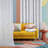 Designer Series Eco-Friendly Grommet Sheer Curtains with Cube Print Pattern (Set of 2)-102058882-102058883