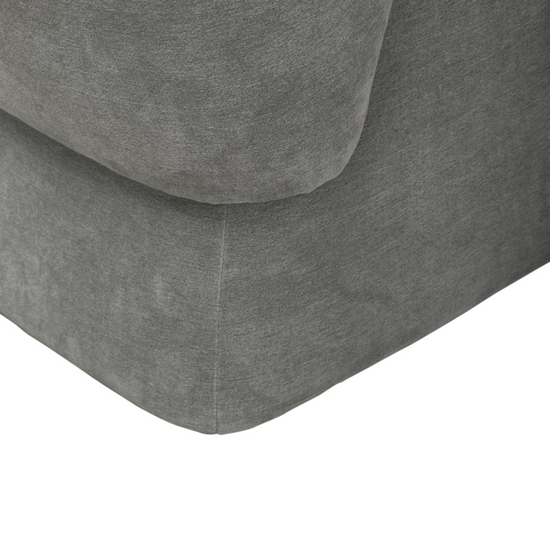 Faouzi Accent Dining Chair W/ Casters, Ivory Polyester