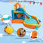 Inflatable Bouncy Castle With Water Slide 414x364x244 Cm