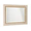 Indo Rectangle Solid Wood Beveled Mirror