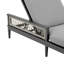 Chaise longue inclinable simple avec coussins 82,5 po Evalyn