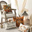 Coussins décoratifs d'automne 18 po x 18 po Automne Citrouille Home Sweet Home
