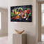 Art mural, manger sainement, légumes, fruits et légumineuses, affiche de peinture-1007453346