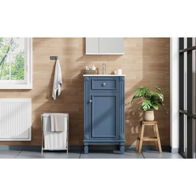 Meuble-lavabo 18 po avec lavabo en céramique