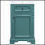 Meuble-lavabo de 20 pouces avec lavabo en céramique, porte à fermeture douce, tablette réglable et support de rangement fixé à la porte - idéal pour les petites salles de bain-1220783522