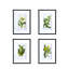 4 ornements muraux de fleurs, 20 par 28 pouces, pour la décoration de la maison dans différents espaces, élégance classique, art naturel, décor de plusieurs pièces, style, élément de nature intérieure