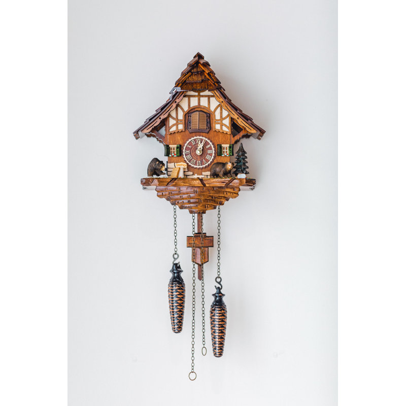Baiersdorf Wood Cuckoo Wall Clock