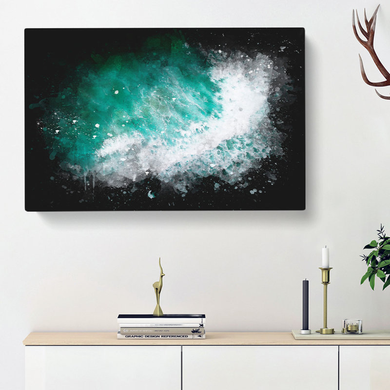 Patterns Of The Ocean In Brazil - Wrapped Canvas, 35cm H x 50cm W x 3cm D