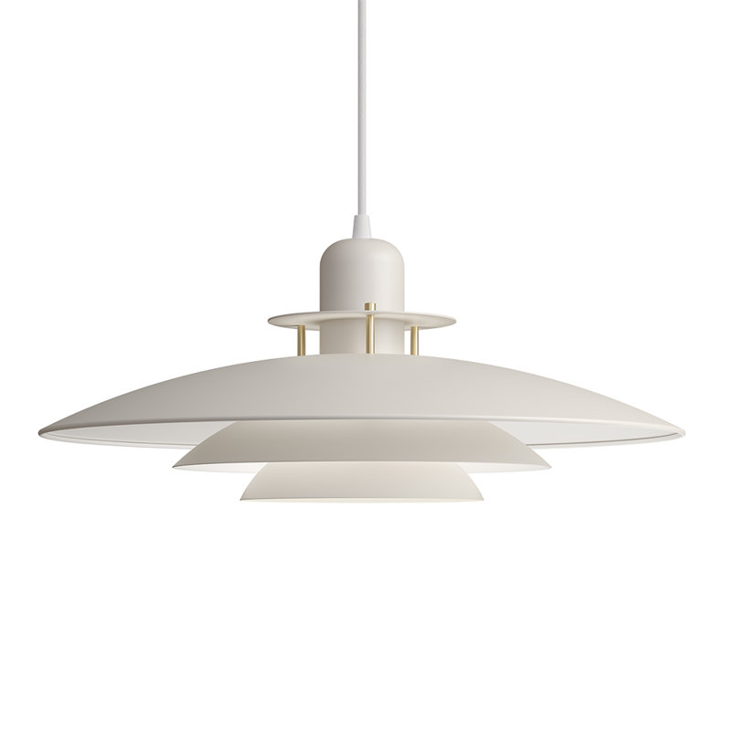 Primus 1 - Light Unique/Statement Pendant, 21.20cm H x 47.50cm W x 47.50cm D, Sand/Brass