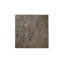 Origins Dining Table, Gray Stone, Square, Brushed Stainless Steel Base