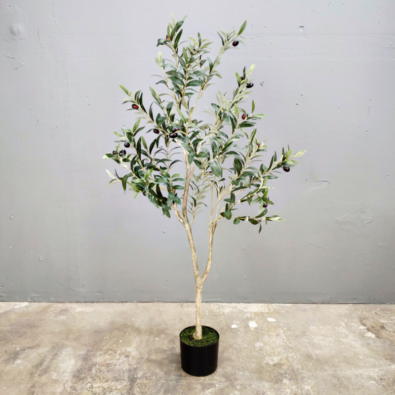 Faux Olive Tree, Artificial Olive tree, 48" H x 23" W x 23" D