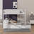 Full-Over-Full Bunk Bed With Twin Size Trundle, Storage And Desk-1219377926