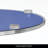 iDesign Round Pedestal Drink Table for Small Spaces