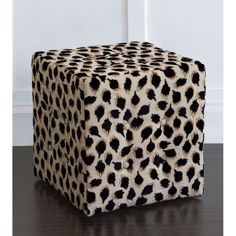 Ocelot Upholstered Ottoman