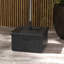 Porte-parapluies d'extérieur, table 31, remplissable 175 lb, noir, avec roulettes respirantes, base noire 31, table, bac à fleurs, lb Capacité, forte