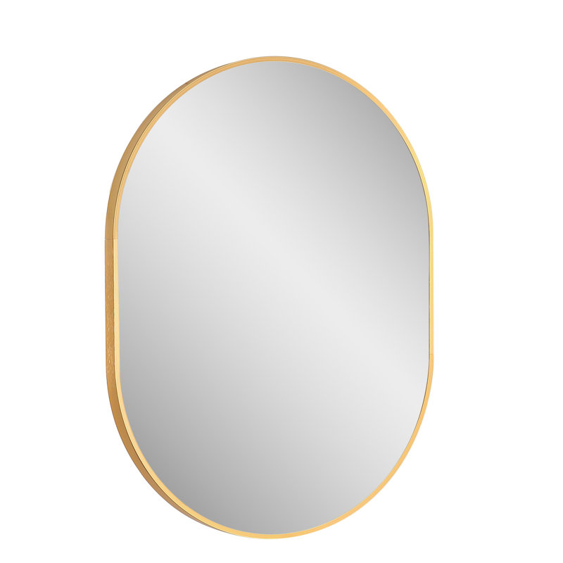Malpress Bathroom Wall Mirror, Barhroom Mirror, Black, 32" x 24", Rectangle