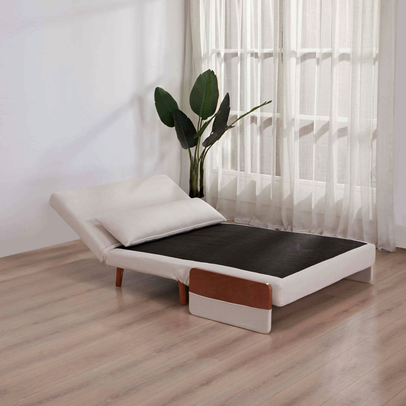 Canapé-lit pliant Loveseat, Beige