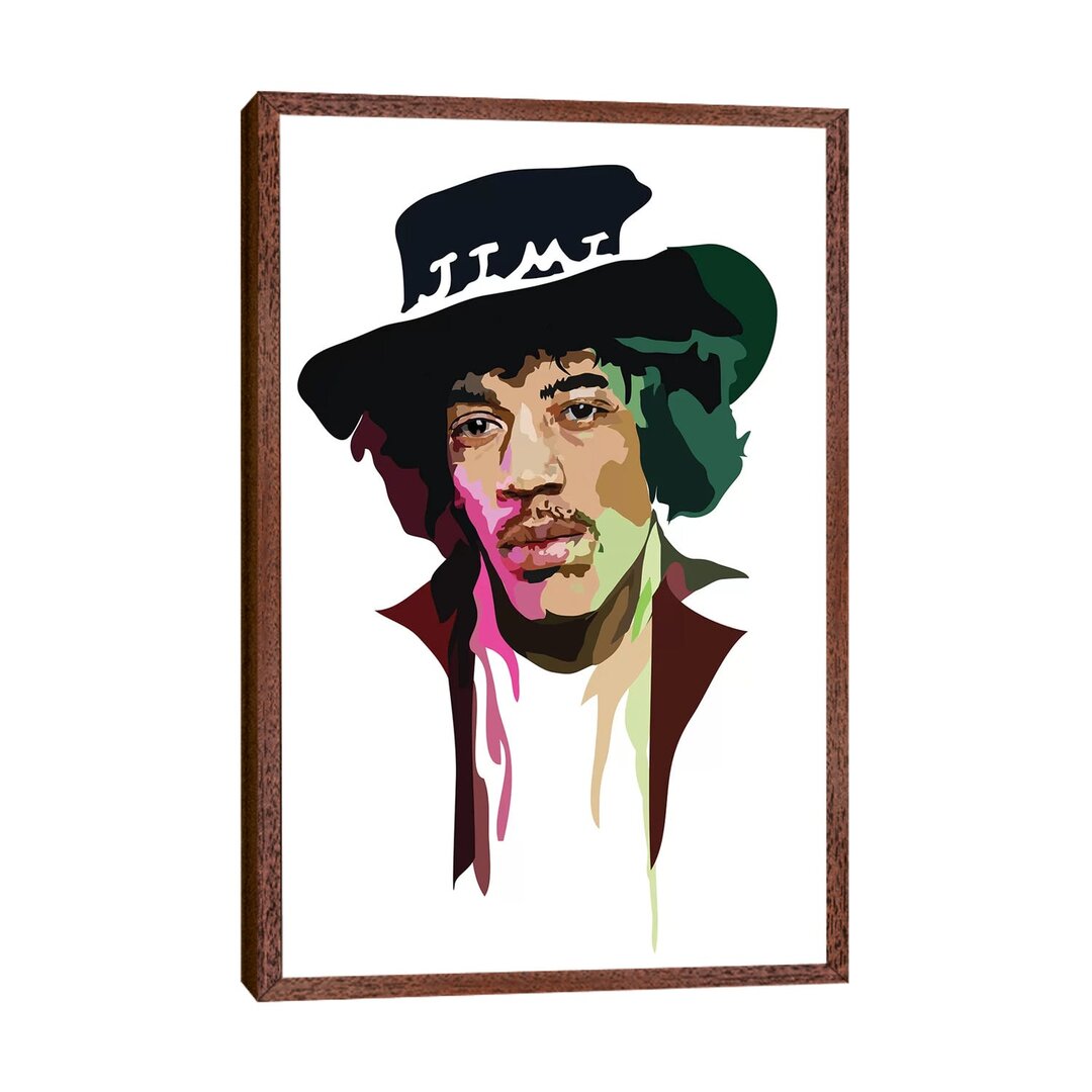 Leinwandbild Jimi Hendrix von Anna Mckay