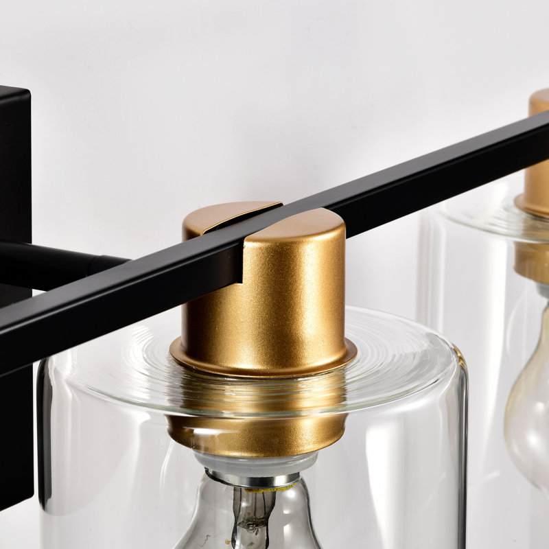Luminaires de salle de bain, H 8,66 po x l 29,52 po x P 6,29 po, 4 lumières