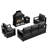 Abdullah 5-Piece Outdoor Aluminum Patio Conversation Set with 5000 BTU Gas Fireplace, 2 Swivel Chairs & 6 Inch Grey Cushions-917350222