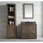 Ensemble de meuble-lavabo simple en bois 36 po