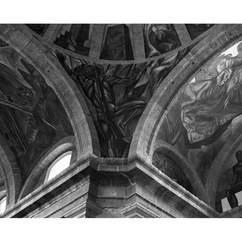 Plafond cathédrale Orozco par Russell Mott - impression sans cadre, H 24 po x l 36 po x P 0,01 po