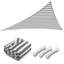 Toile d'ombrage triangulaire Yescom-113472272-113472278